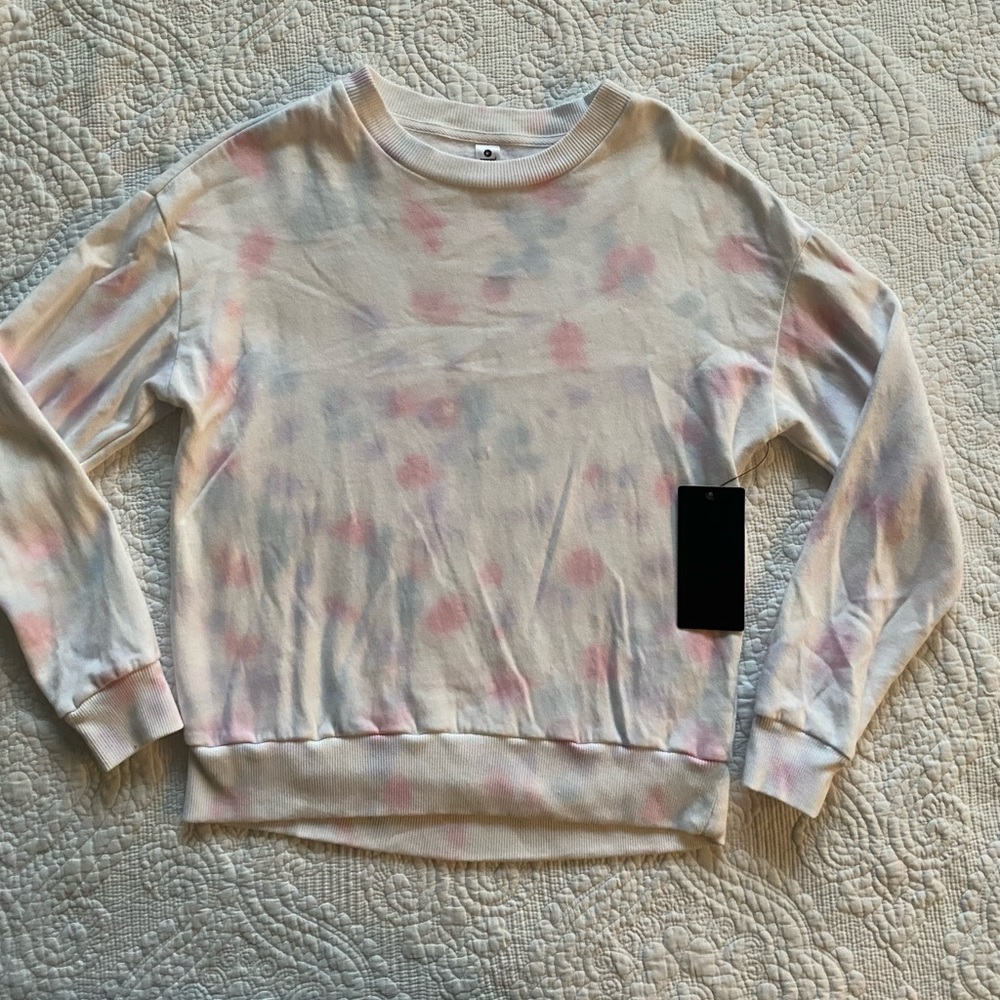 90 degrees sweater crew small tie dye Small
